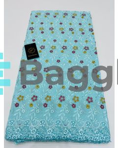 SL122- VOILE  APPLIQUE-PLAZA