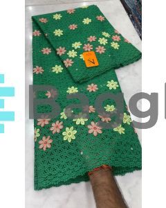 BG 452- APPLIQUE  LACE-NAVYA