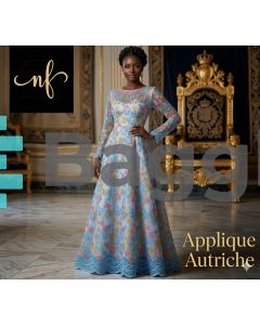 BAG 927 - APPLIQUE LACE - NUEVA FASHION 