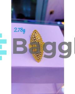 2.78 GRAMS - 21 KARAT FINGER RING - TRUST JEWELRY 