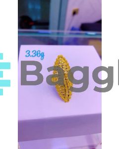 3.36 GRAMS - 21 KARAT FINGER RING - TRUST JEWELRY 