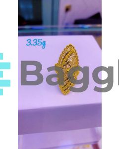 3.35 GRAMS - 21 KARAT FINGER RING - TRUST JEWELRY 